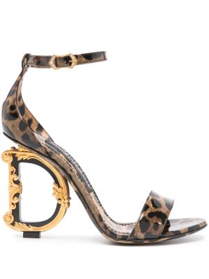 Sandále na podpätku Dolce & Gabbana
