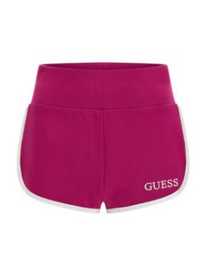 Priliehavé športové šortky Guess ružová