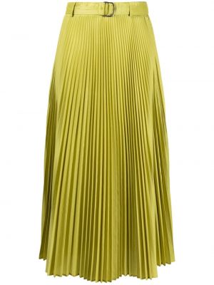 Plisované midi sukně Max Mara zelené