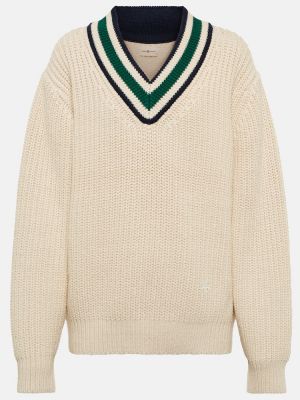 Sweter bawełniany Tory Sport beżowy