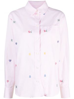 Риза с принт Kenzo розово