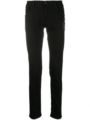 Skinny fit džínsy Dolce & Gabbana čierna