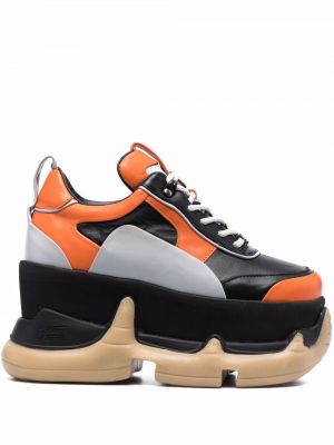 Sneakerși cu platformă Swear portocaliu