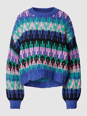 Dzianinowy sweter Edc By Esprit niebieski