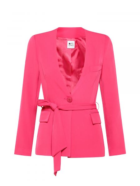Куртка с поясом Options, ярко-розовый