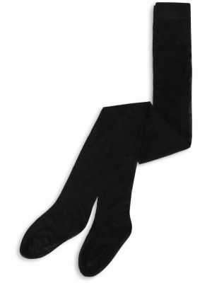 Hlačne nogavice iz žakarda Dolce & Gabbana črna