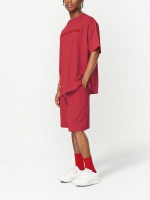 Tikitud bermuudapüksid Marc Jacobs punane