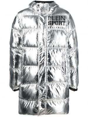 Kabát Plein Sport stříbrný
