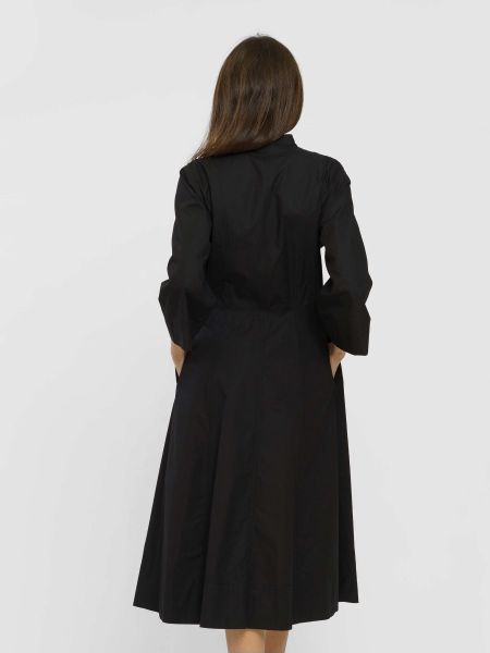 Бавовняна сукня міді Seventy чорна