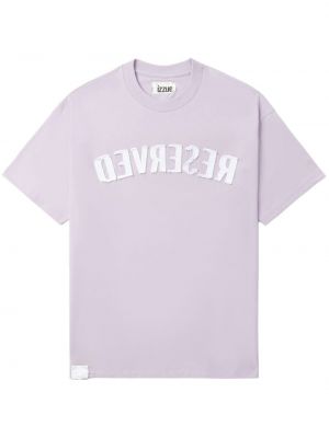 Medvilninis marškinėliai Izzue violetinė
