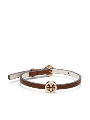 Manschett armband Tory Burch brun