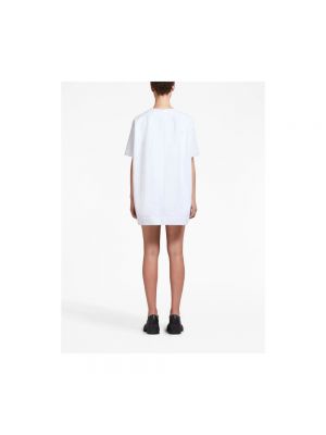 Sukienka mini bawełniana Marni biała