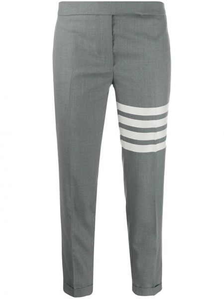 Pantaloni skinny Thom Browne grigio