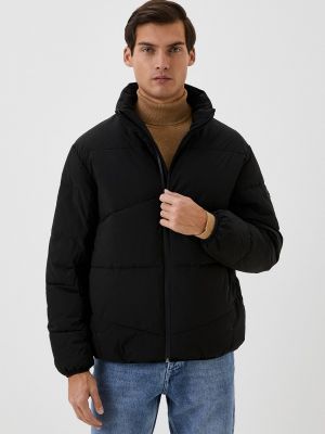 Утепленная демисезонная куртка Tom Tailor черная