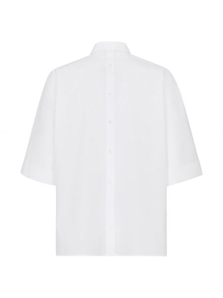 Camisa con bordado Fendi blanco