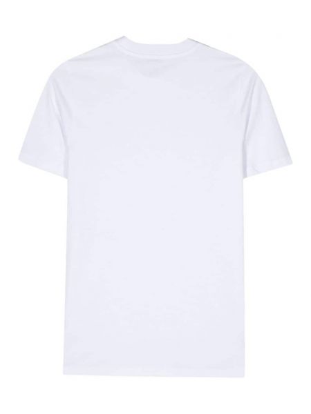 Bavlněné tričko s výšivkou Patrizia Pepe bílé