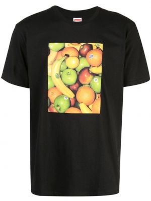 T-shirt mit print Supreme schwarz