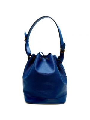 Bolsa de hombro de cuero Louis Vuitton Vintage azul