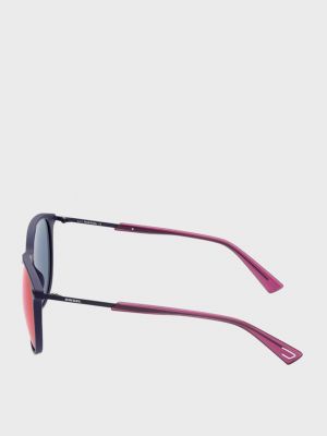 Фіолетові окуляри сонцезахисні Diesel