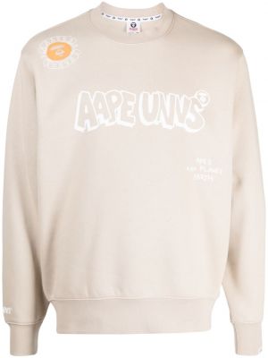 Sweatshirt mit print mit rundem ausschnitt Aape By *a Bathing Ape®