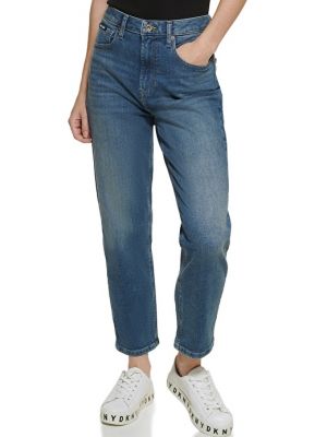 Прямые брюки с высокой талией Dkny Jeans