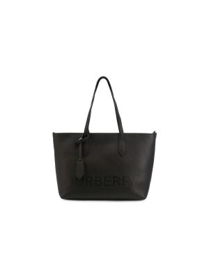 Nákupná taška Burberry čierna