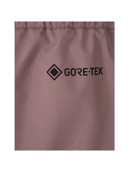 Pantalones rectos impermeables Moncler rosa