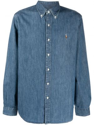 Chemise en jean à imprimé Polo Ralph Lauren bleu