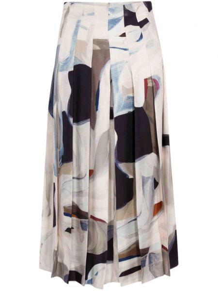 Midi suknja s printom s apstraktnim uzorkom Ace Harper