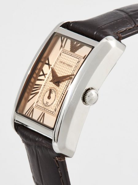 Zegarek Emporio Armani brązowy
