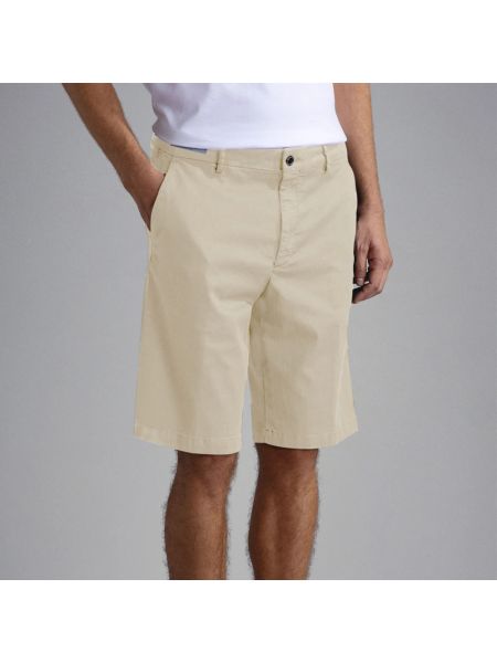 Pantalones cortos de algodón Paul & Shark beige
