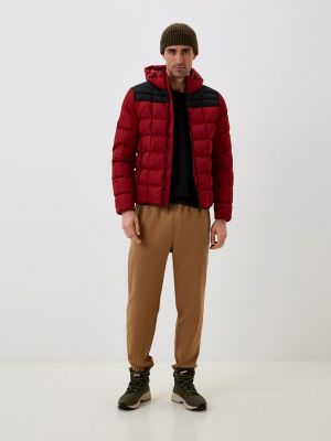Утепленная демисезонная куртка Geox красная