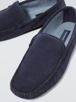 Loafers in pelle scamosciata Thom Sweeney blu