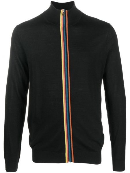 Cardigan cu dungi Paul Smith negru