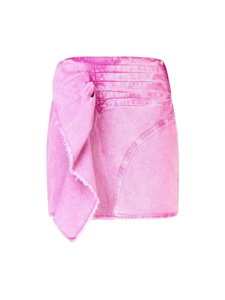 Spódnica jeansowa Iro różowa