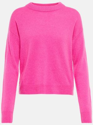 Jersey de lana de cachemir de tela jersey Jardin Des Orangers rosa