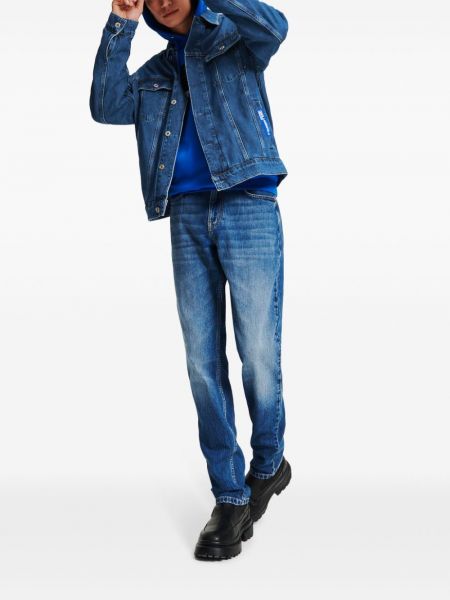 Kurtka jeansowa Karl Lagerfeld Jeans niebieska