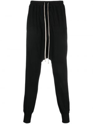 Spodnie sportowe bawełniane Rick Owens Drkshdw czarne
