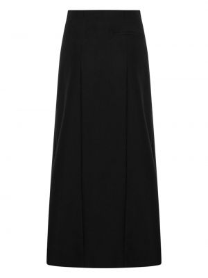Vlněné dlouhá sukně Anna Quan černé