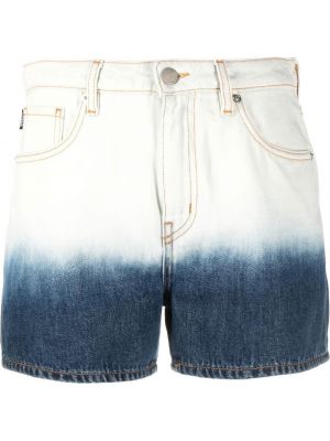 Shorts en jean à motif dégradé Love Moschino
