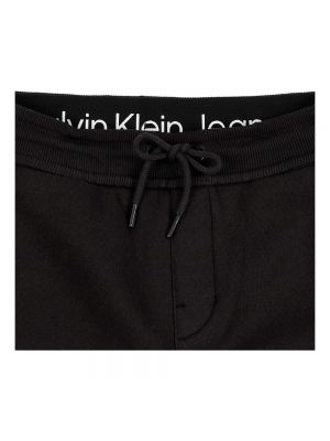 Spodnie sportowe casual Calvin Klein Jeans czarne