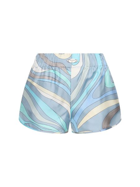 Silkki shortsit Pucci sininen