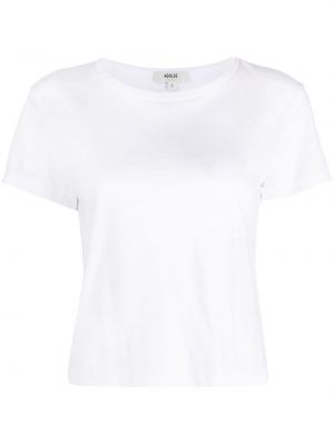Bavlněné tričko Agolde bílé