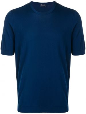 Tričko Drumohr modrá