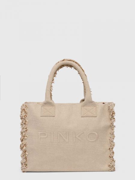 Bevásárlótáska Pinko bézs