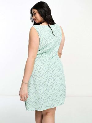 Приталенное платье мини с квадратным вырезом Glamorous Curve