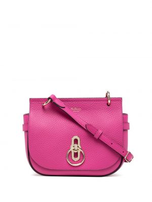 Чанта през рамо Mulberry розово