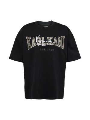 Bavlnené priliehavé tričko s výšivkou Karl Kani