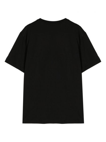 Koszulka z nadrukiem z okrągłym dekoltem Calvin Klein czarna