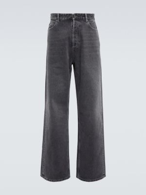 Straight fit džíny Valentino šedé